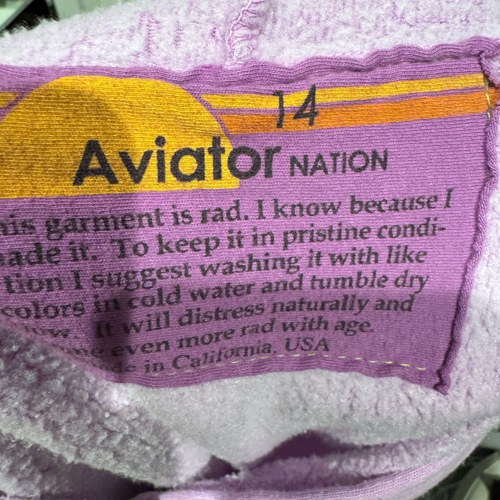 Aviator Nation Lavender Hoodie - Picture 2 of 2